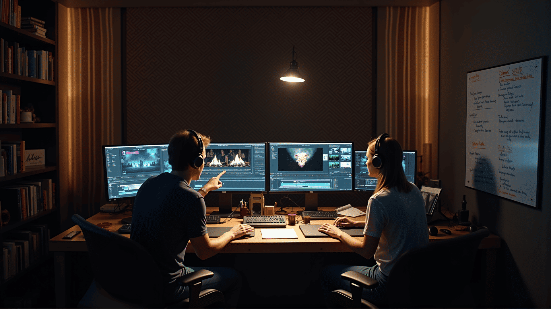 Post production studio